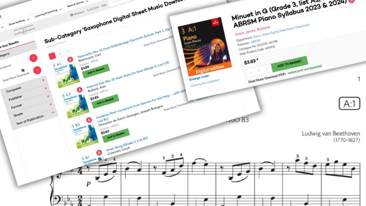 How To Cheaply Purchase Abrsm Digital (Pdf) Exam Pieces