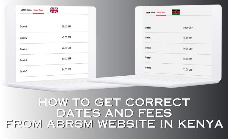 Abrsm Kenya Website - How To Get Correct Exam Dates & Fees