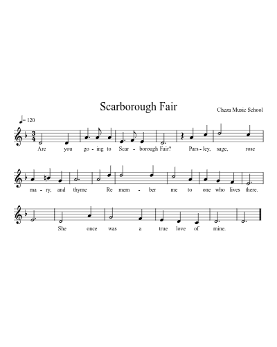 Scarborough Fair preview