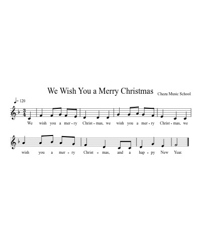 We Wish You a Merry Christmas preview