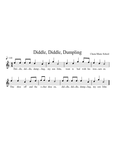 Diddle, Diddle, Dumpling preview