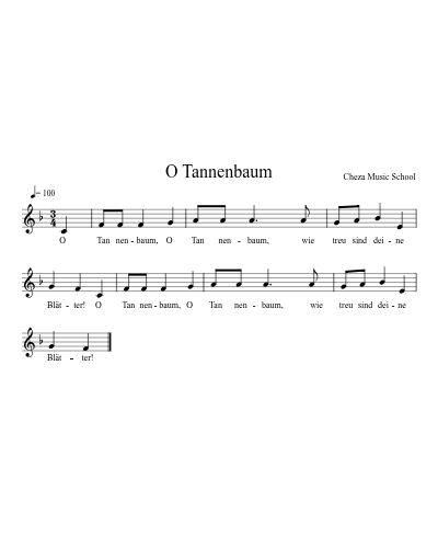 O Tannenbaum preview