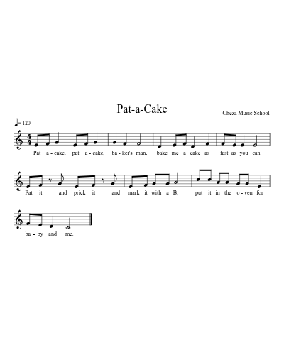 Pat-a-Cake preview