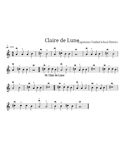Claire de Lune preview