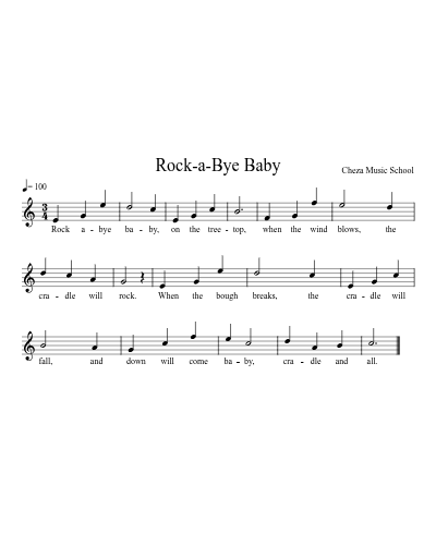Rock-a-Bye Baby preview