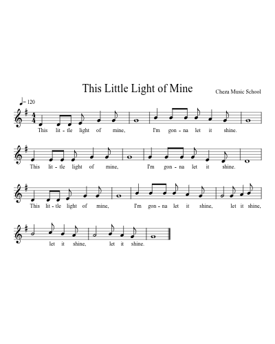 This Little Light of Mine preview