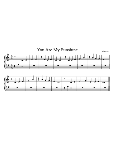 You Are My Sunshine preview