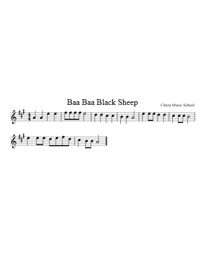 Baa Baa Black Sheep preview