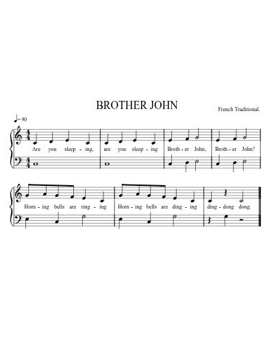 Brother John (French Traditional) preview
