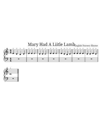 Mary Had A Little Lamb preview