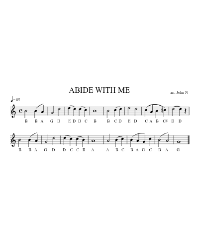 ABIDE WITH ME TENOR SAX preview