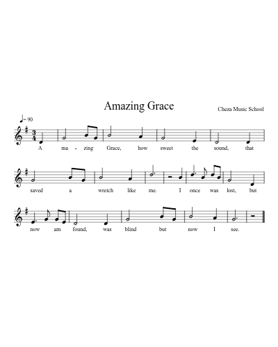 Amazing Grace preview