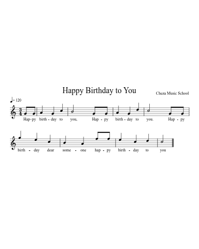 Happy Birthday to You preview