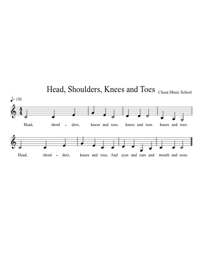 Head, Shoulders, Knees and Toes preview