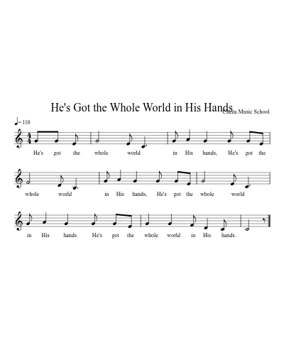 He's Got the Whole World in His Hands preview