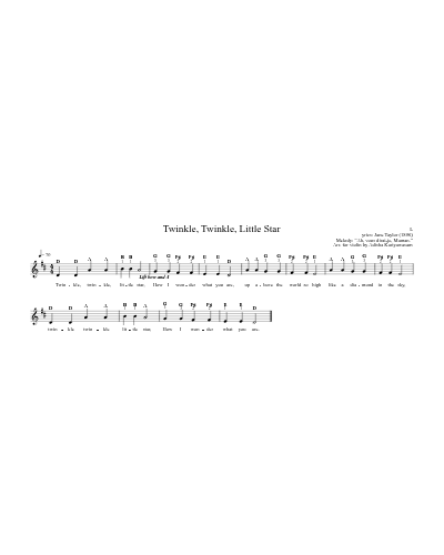 Twinkle Twinkle Little Stars preview