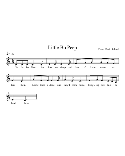 Little Bo Peep preview