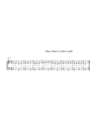 Mary Had A Little Lamb preview