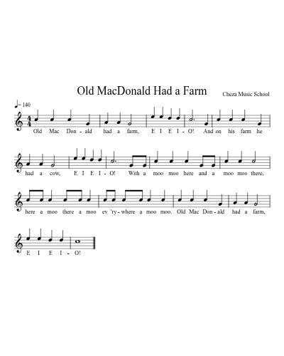 Old MacDonald Had a Farm preview