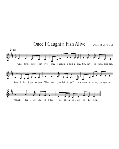 Once I Caught a Fish Alive preview