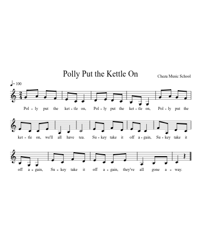 Polly Put the Kettle On preview