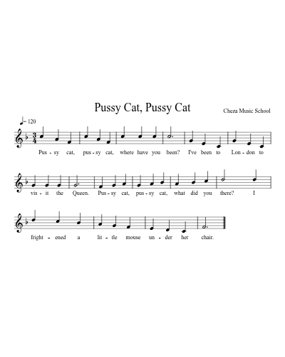 Pussy Cat, Pussy Cat preview