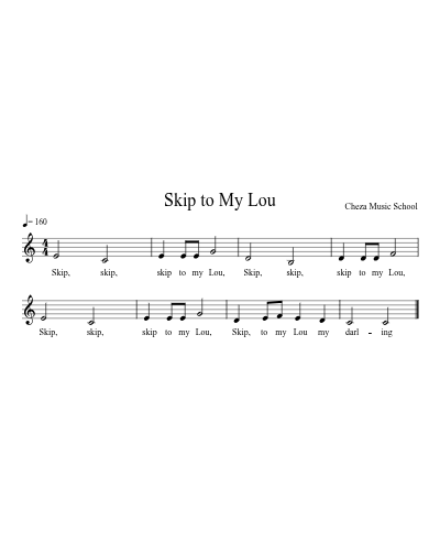 Skip to My Lou preview