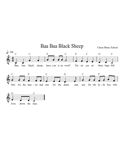 Baa Baa Black Sheep preview