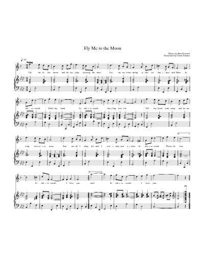 Fly Me To The Moon (Sax Only) preview