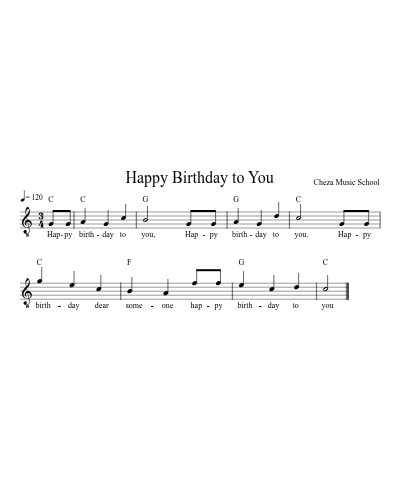Happy Birthday to You preview