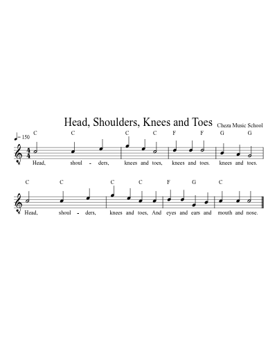 Head, Shoulders, Knees and Toes preview