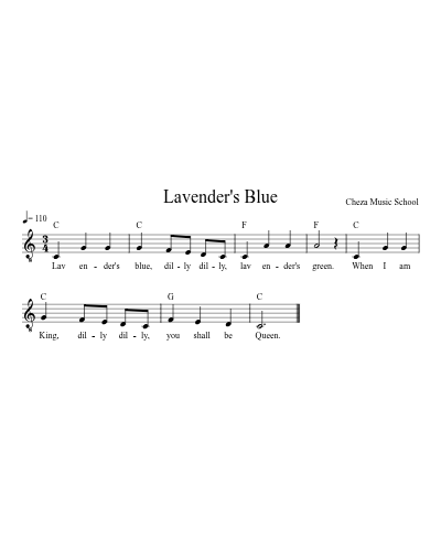 Lavender's Blue preview