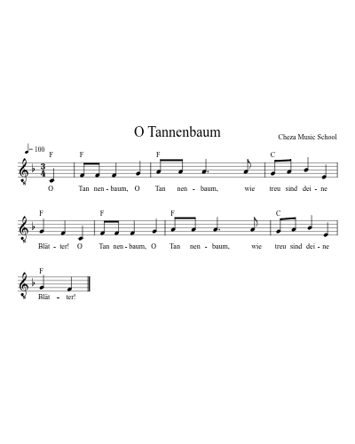 O Tannenbaum preview