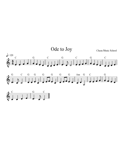 Ode to Joy preview