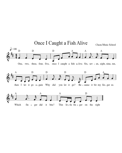 Once I Caught a Fish Alive preview