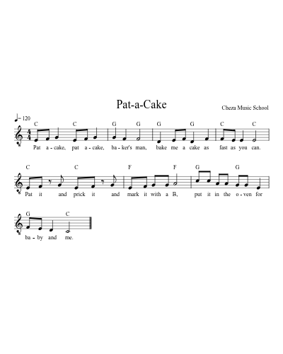Pat-a-Cake preview