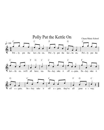 Polly Put the Kettle On preview