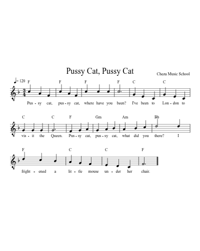 Pussy Cat, Pussy Cat preview