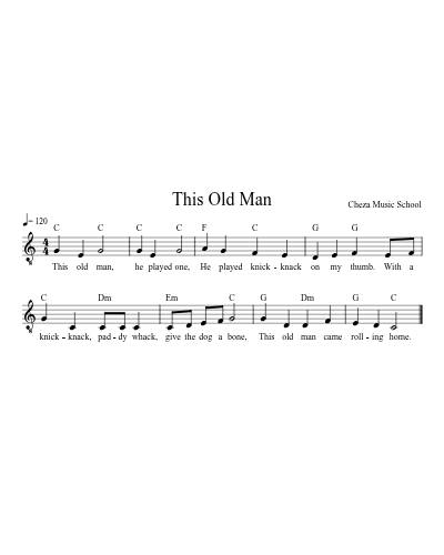 This Old Man preview