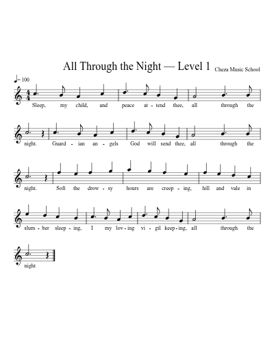 All Through the Night — Level 1 preview