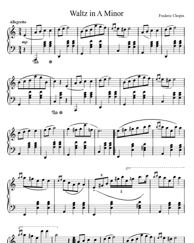 Waltz in A Minor preview