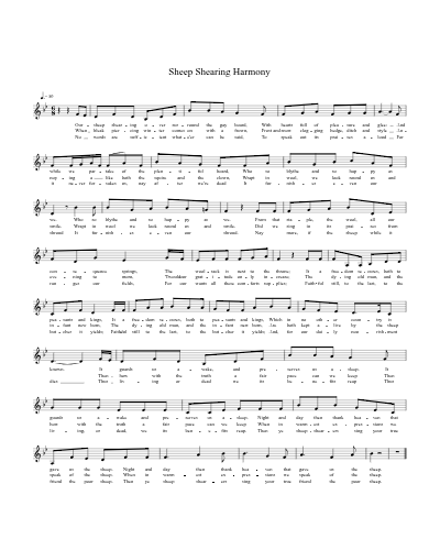 Sheep Shearing Harmony preview