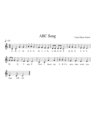 ABC Song preview
