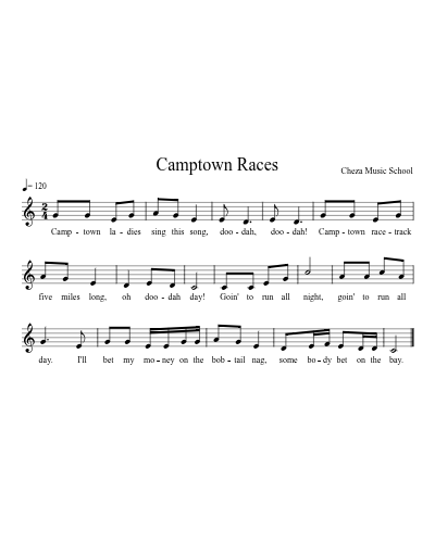 Camptown Races preview