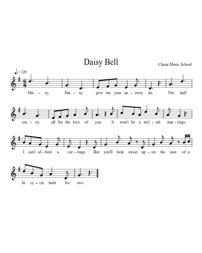 Daisy Bell preview