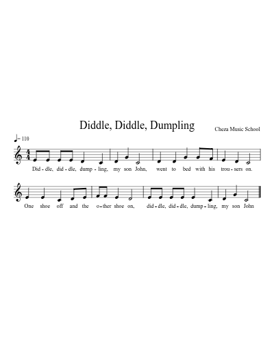 Diddle, Diddle, Dumpling preview