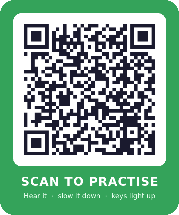 Scan to practise — QR code example
