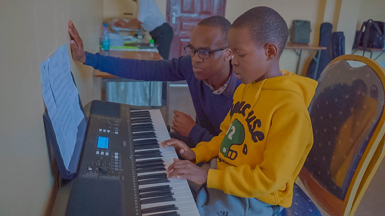 Home Piano student Cheza Music School