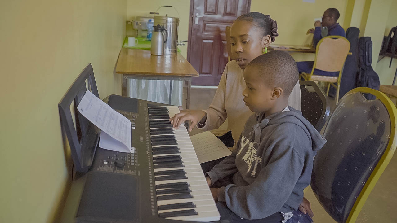 Home Piano student Cheza Music School